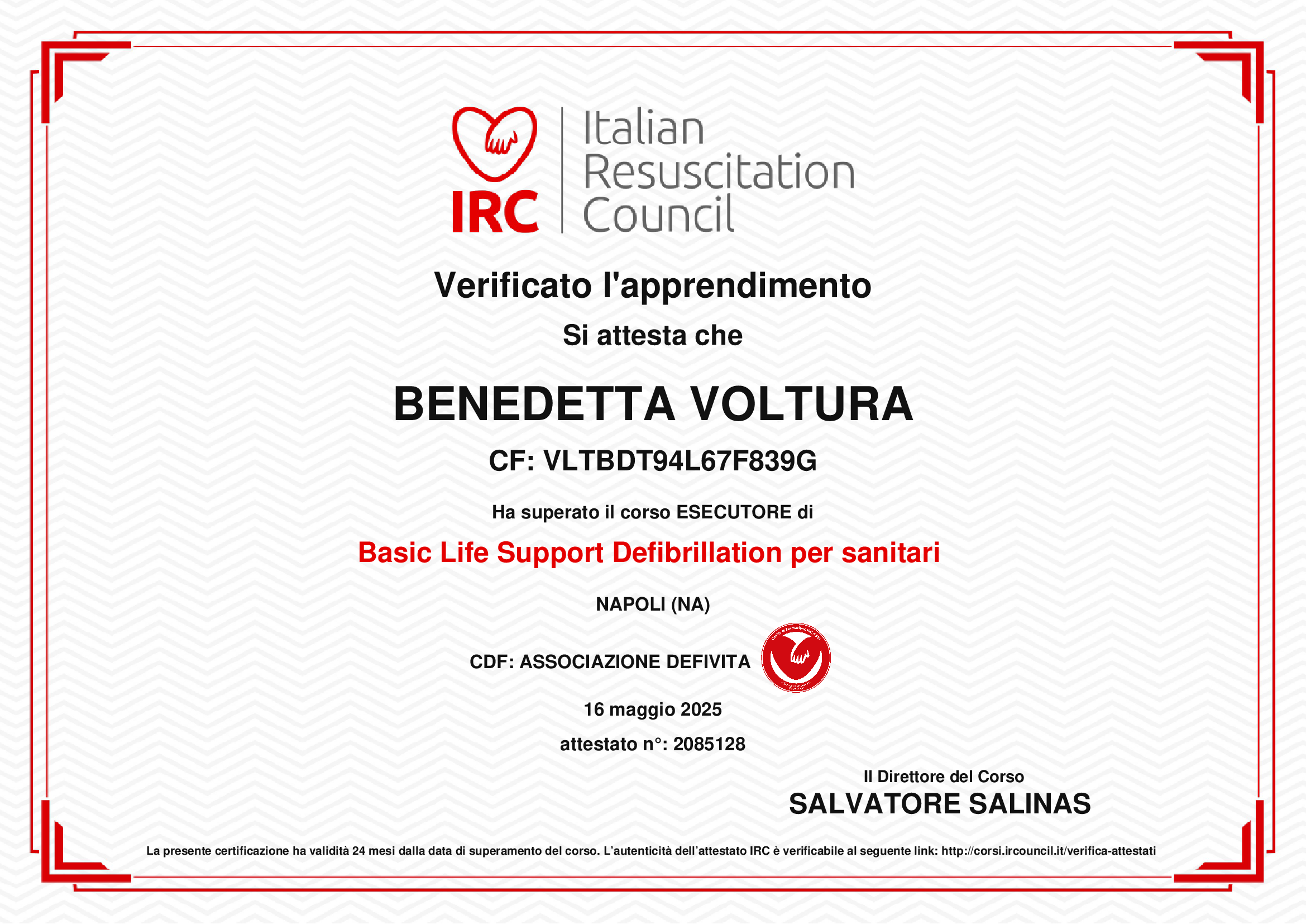 Certificazione BLSD